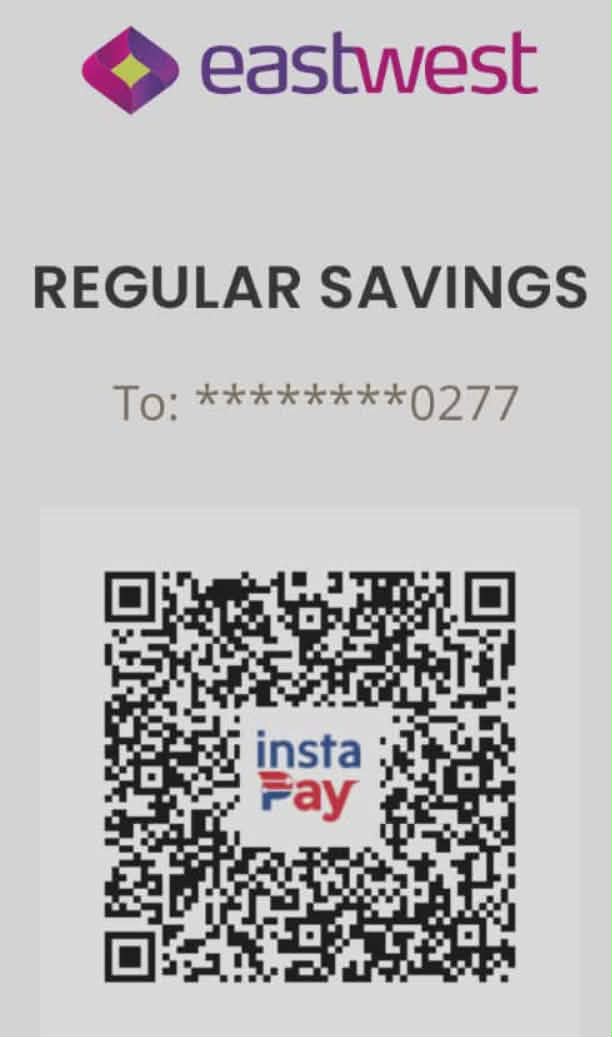 Bank Transfer QR code placeholder